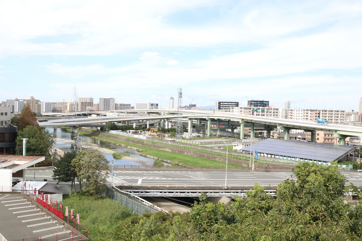 屋上からみた風景